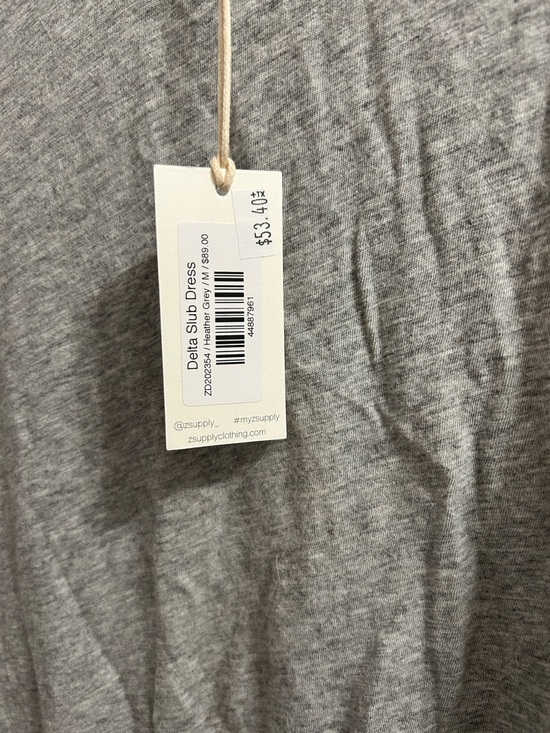 Z Supply Dresses & Skirts - Z Supply Heather Gray Slub Knit Dress